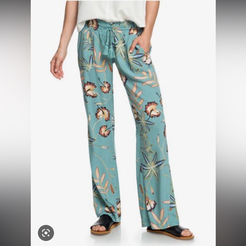 Floral Roxy Beach Pants Size 10